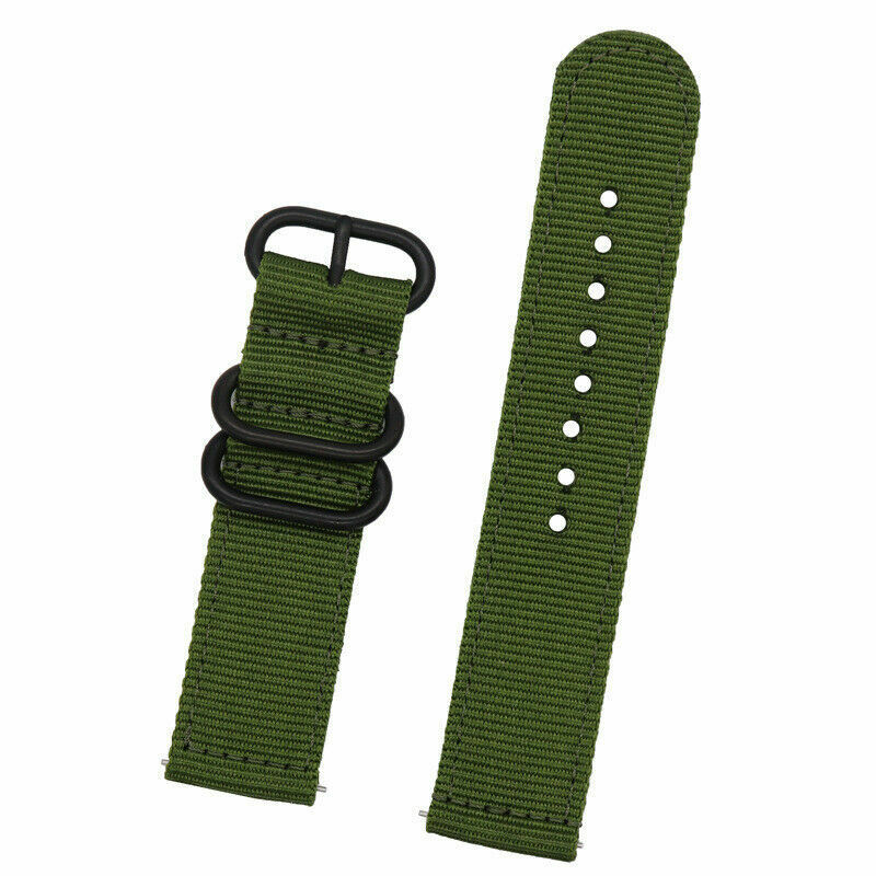 20mm For Garmin Forerunner 245 645 Music / 55 Woven Nylon Watch Band Strap