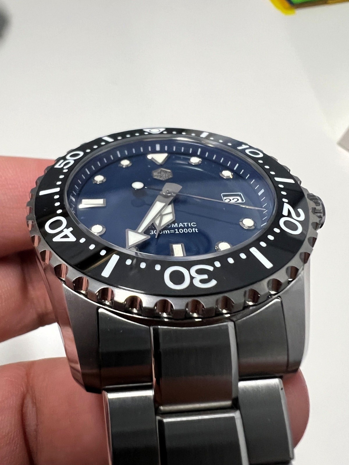 San Martin SN0009 44mm Luxury Men’s Diver Watch High Quality Automatic