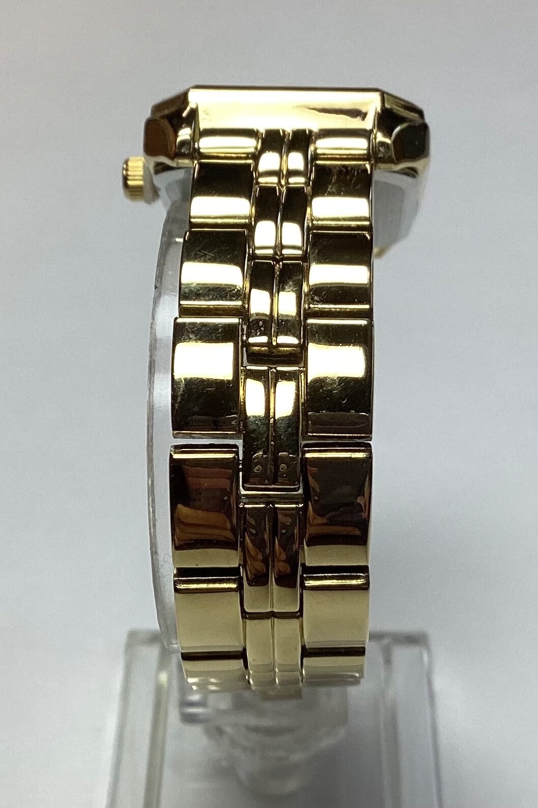 Anne Klein Womens Watch Gold Black Octagon Bezel WR 100 Feet New Battery