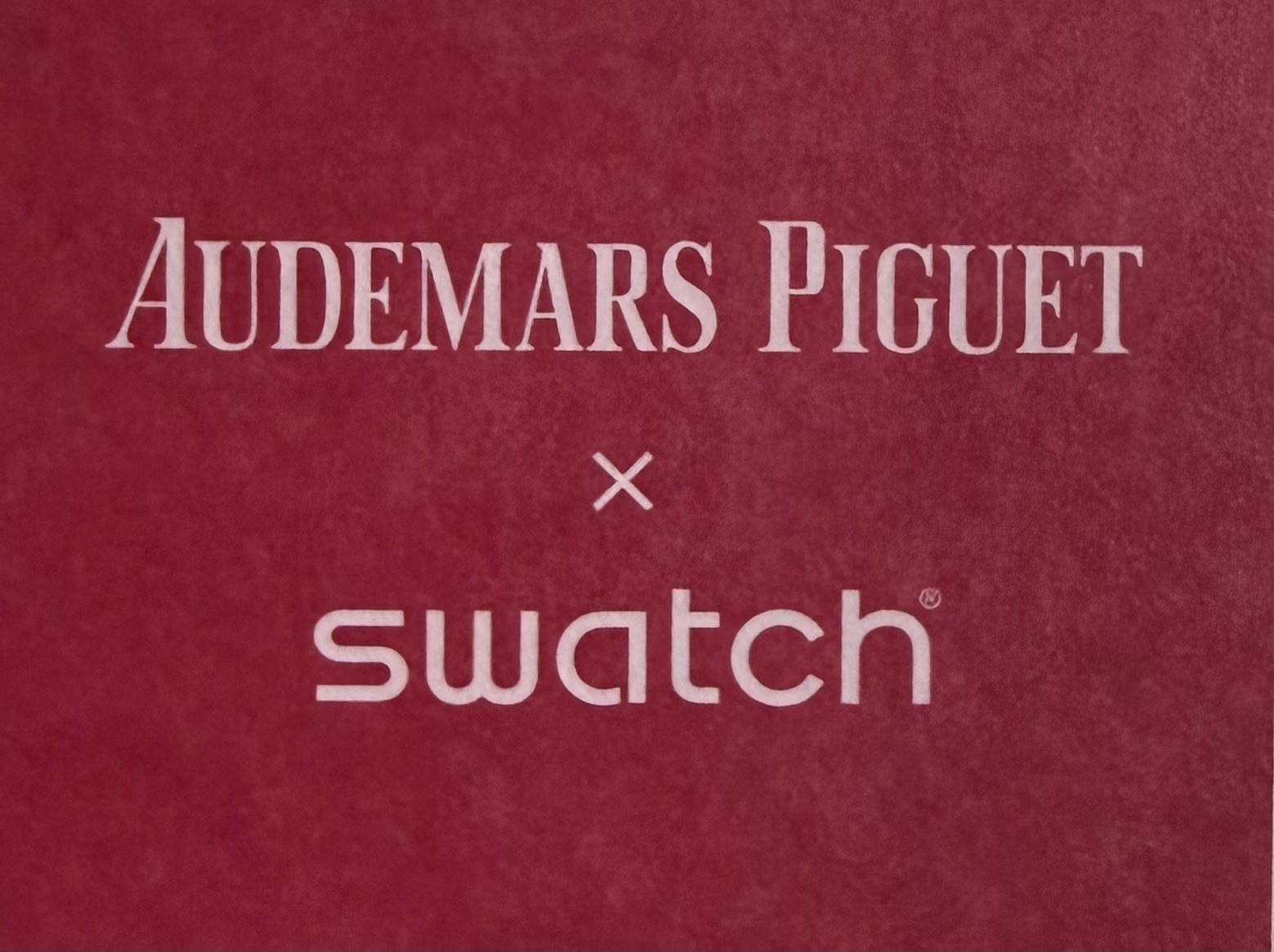 AUDEMARS PIGUET X SWATCH – ROYAL POP EIGHT RED