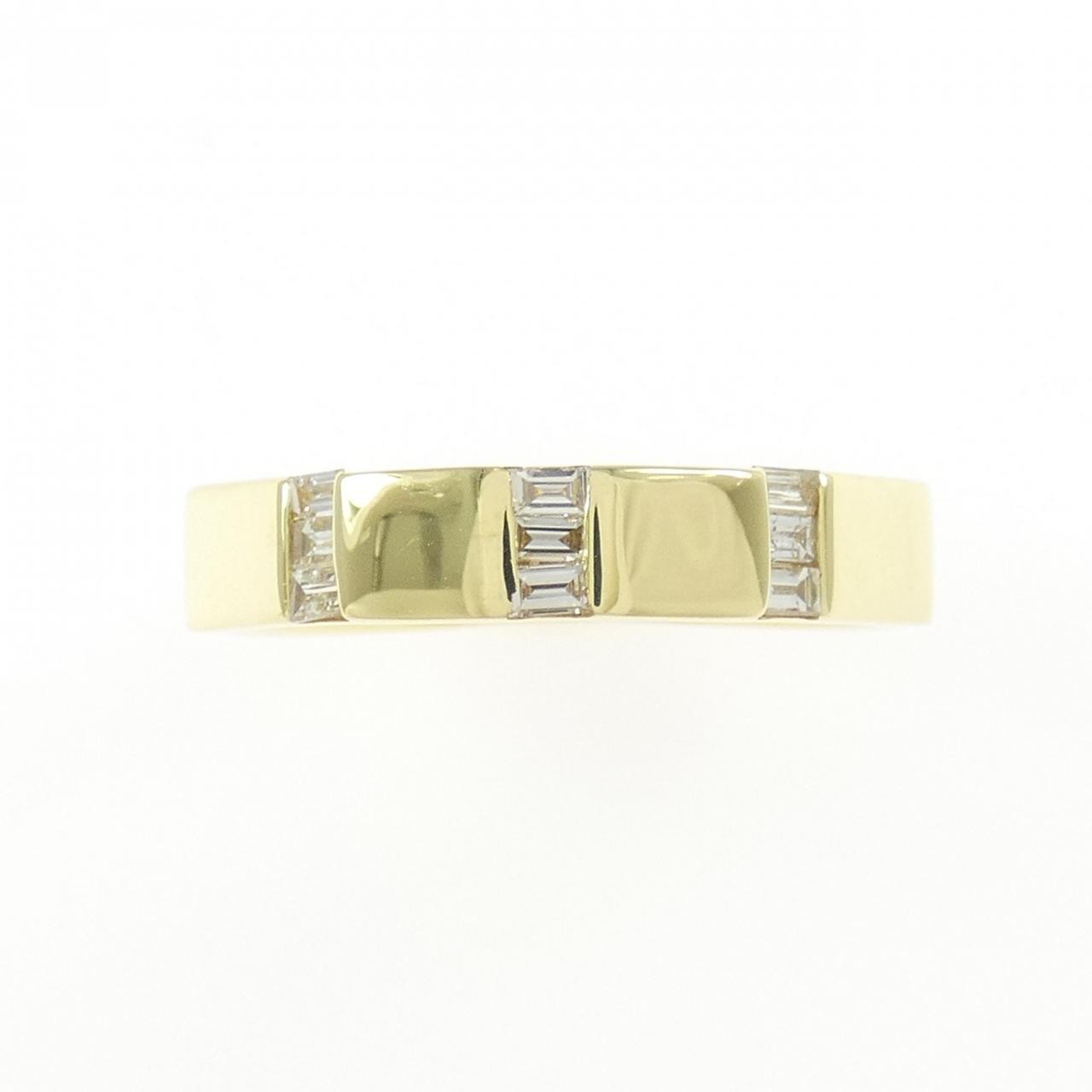 Authentic K18YG Diamond Ring 0.20CT #260-007-833-7541