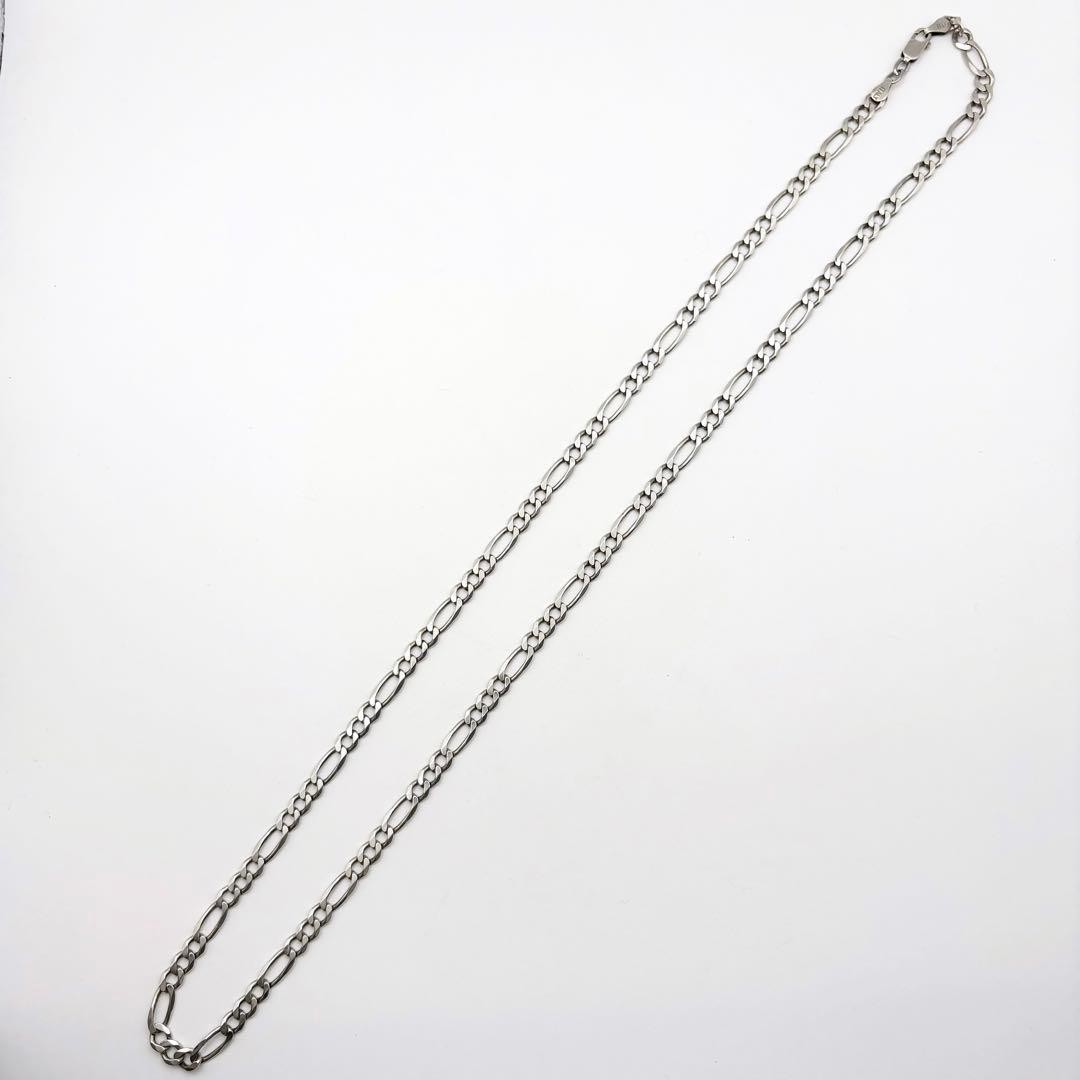 Italian-Made Euro Vintage Figaro Chain Necklace 925 Near