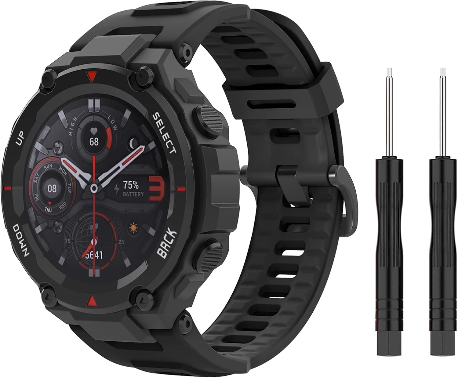 Watch Band Compatible with Amazfit T-Rex/T-Rex Pro Smartwatch, Soft