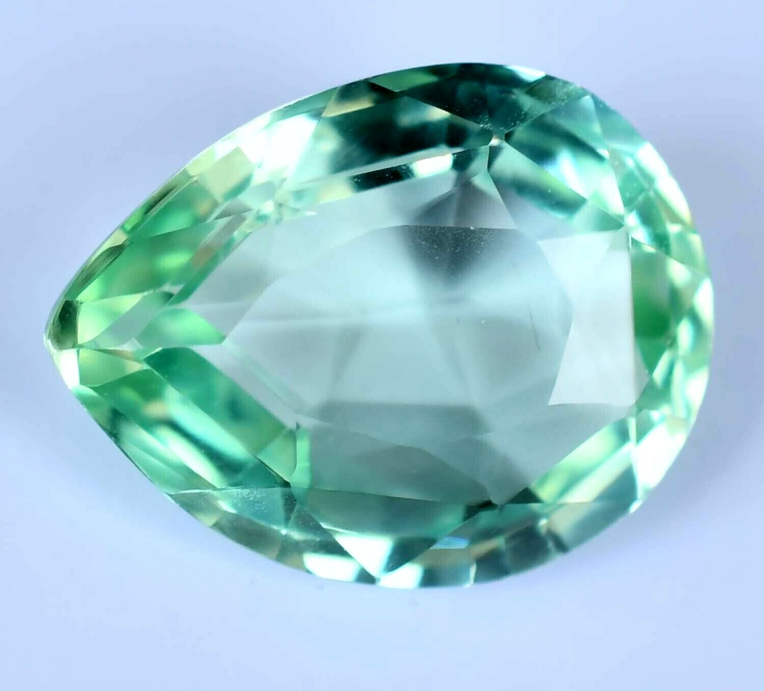 Natural Montana Green Sapphire 11.25 CT Certified Stunning Treated Gemstone