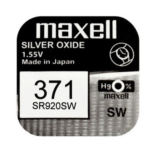 Maxell 371 SR920SW Silver Oxide Watch Batteries 10x 15x 25x 50x