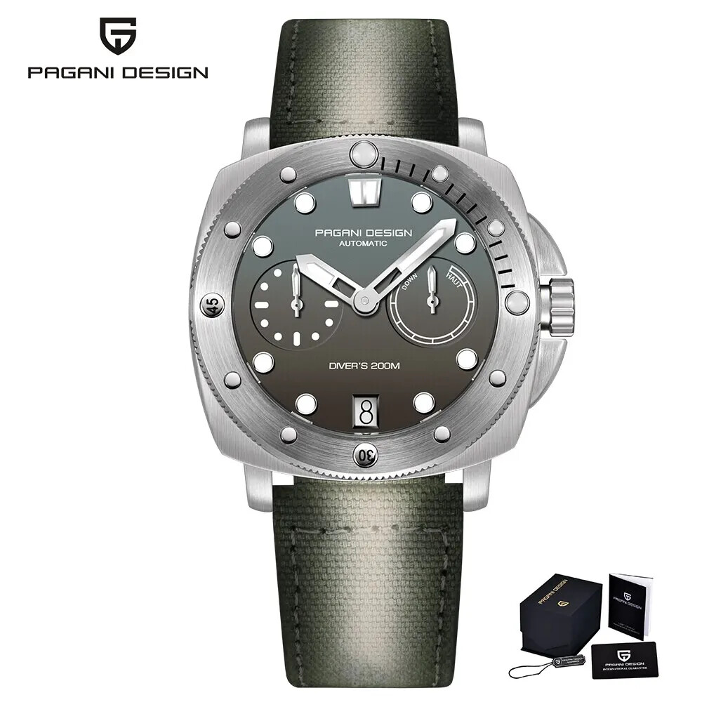 Pagani Design PD-1767 Automatic Watch For Men 200M Waterproof 4 COLORS