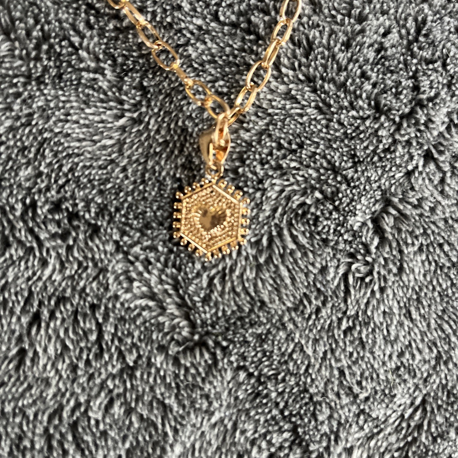 A Initial Gold Stacking Necklace Costume Jewelry Clasp Closure