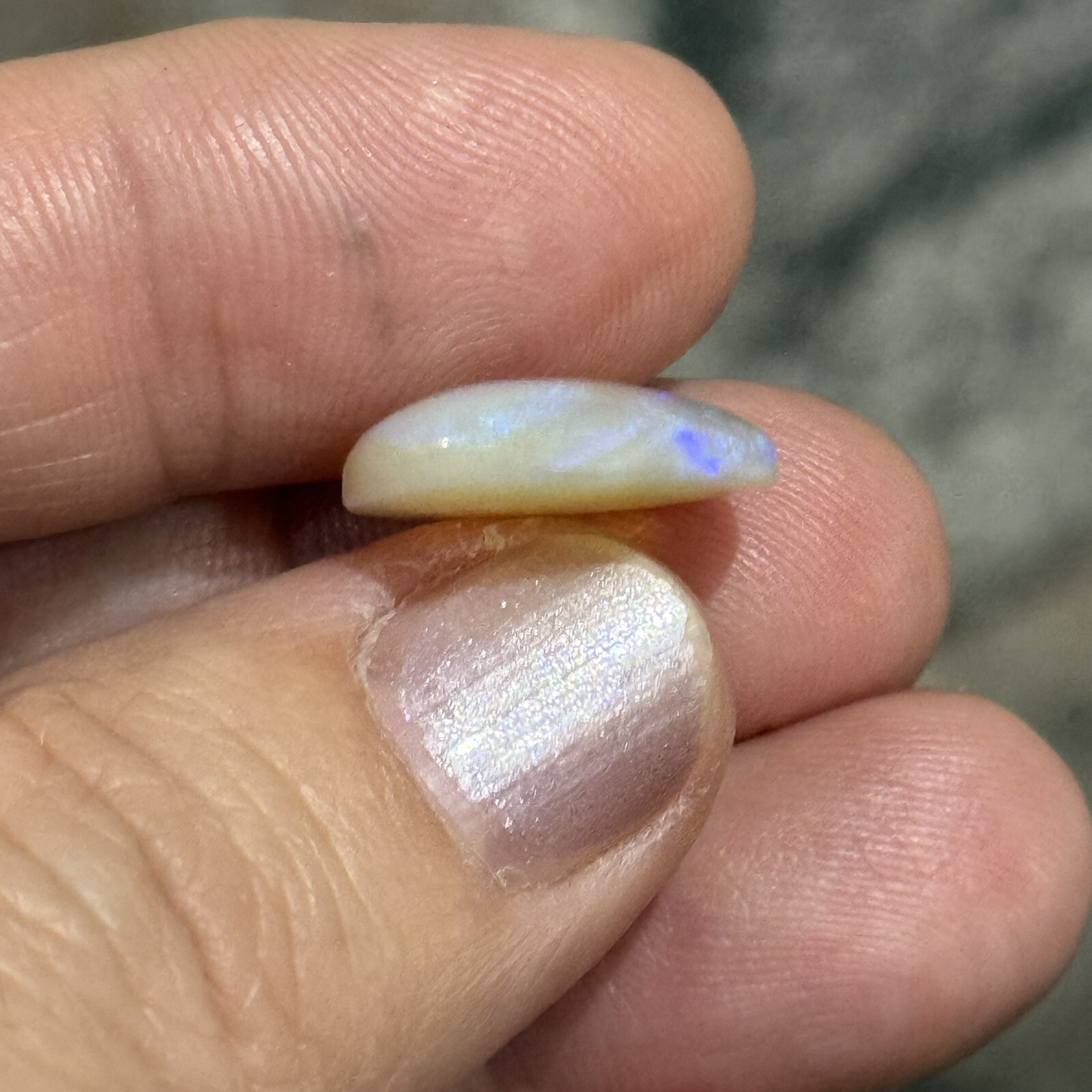 7.1ct 16.7x15x4.7mm Fine Australian Crystal Pipe Jelly Opal Cabochon Gem
