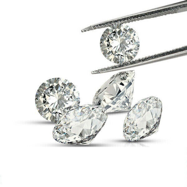 0.20 Ct Round CVD 1.3mm Loose Diamond (Color-G-H Clarity-VS-SI) Lot Of 20 Pcs