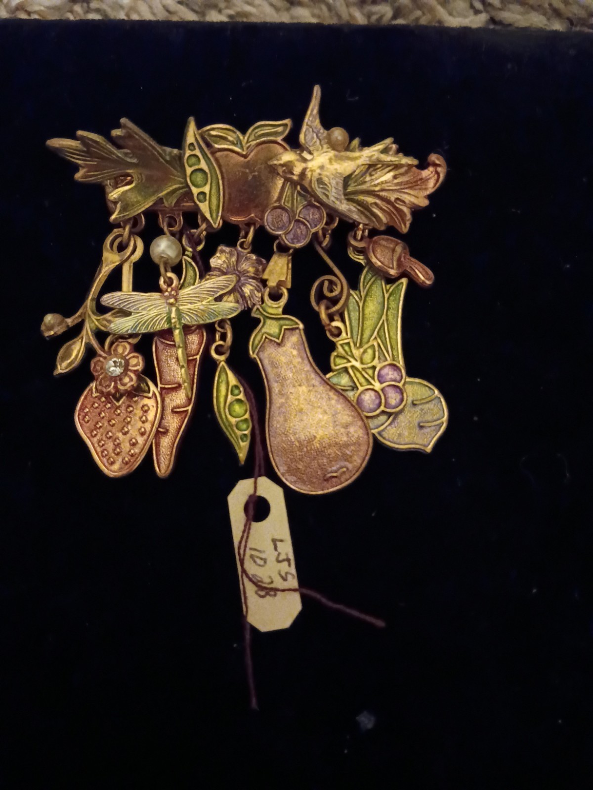 Women’s Handmade Brass And Copper Garden Brooch