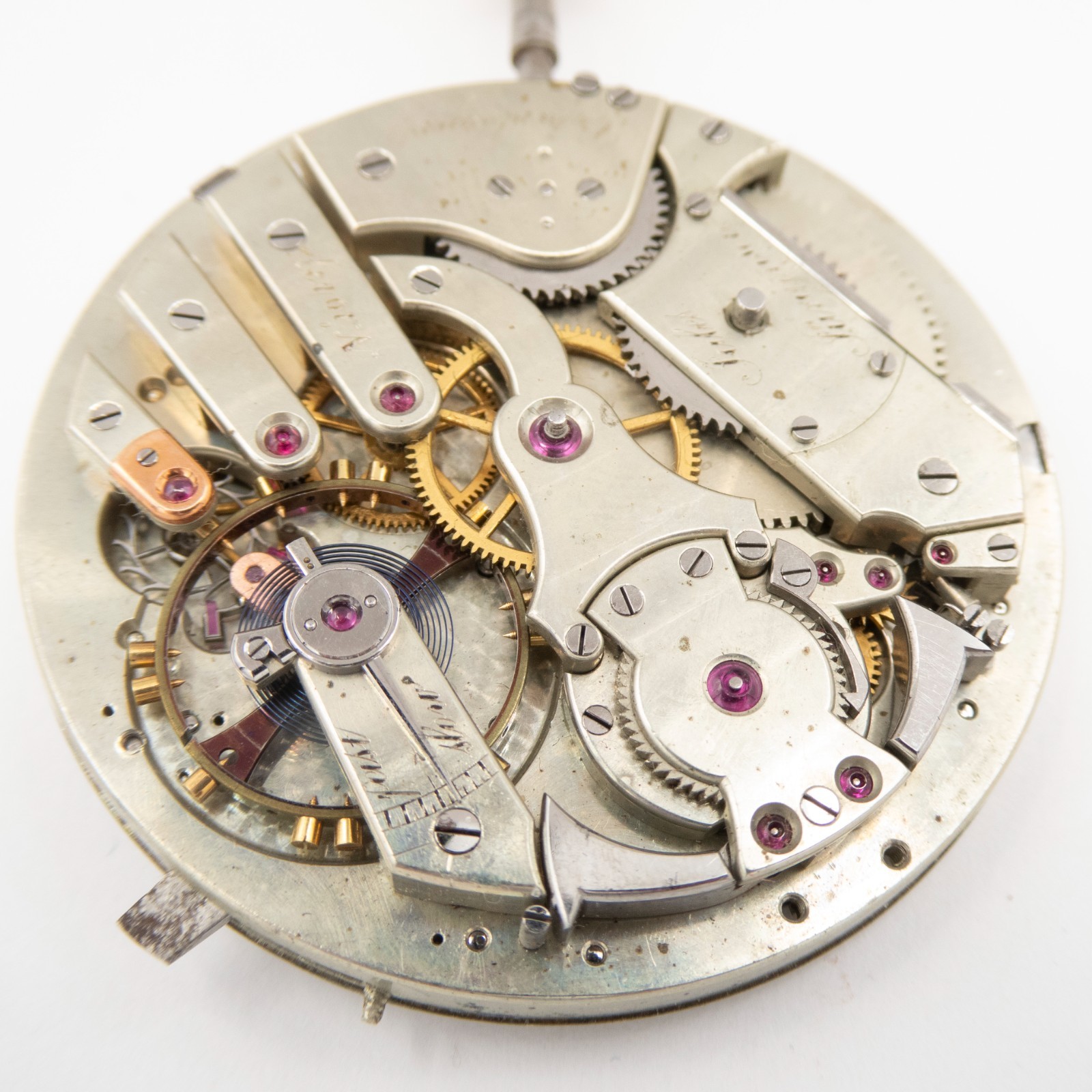 Jules Jurgensen 43 x 10.2 mm Minute Repeater Antique Pocket Watch Movement