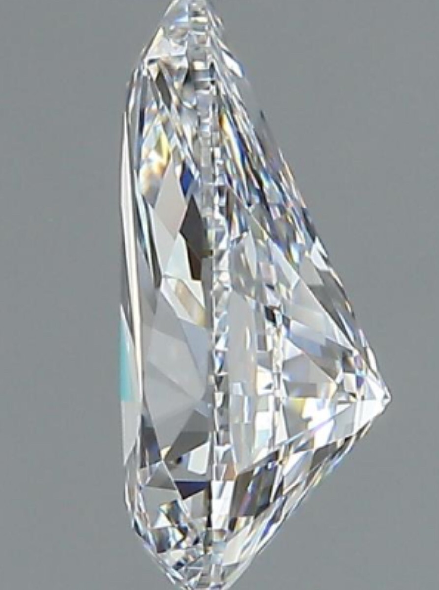 PEAR EXCELLENT CUT 0.93 CT E-F VVS2 CVD LAB GROWN LOOSE DIAMOND