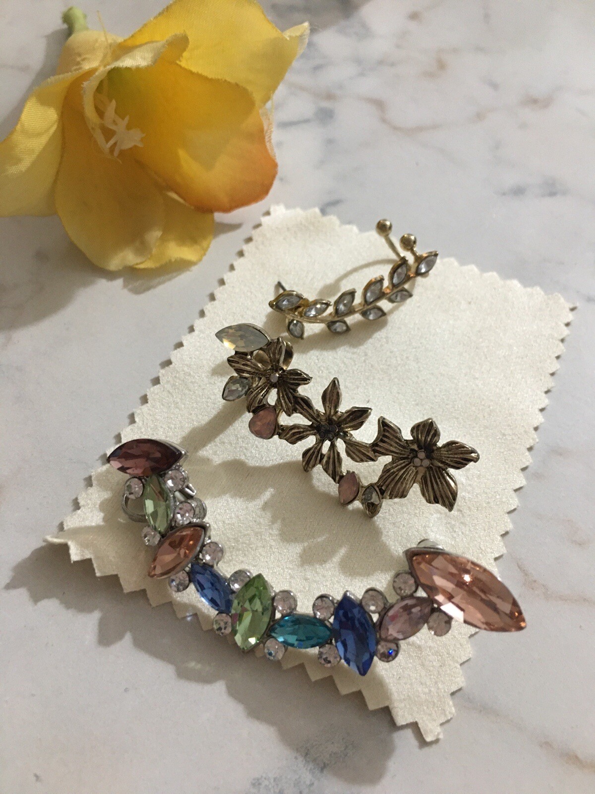 Craftsmanship Mono Earring / Earcuff Set Various Sizes