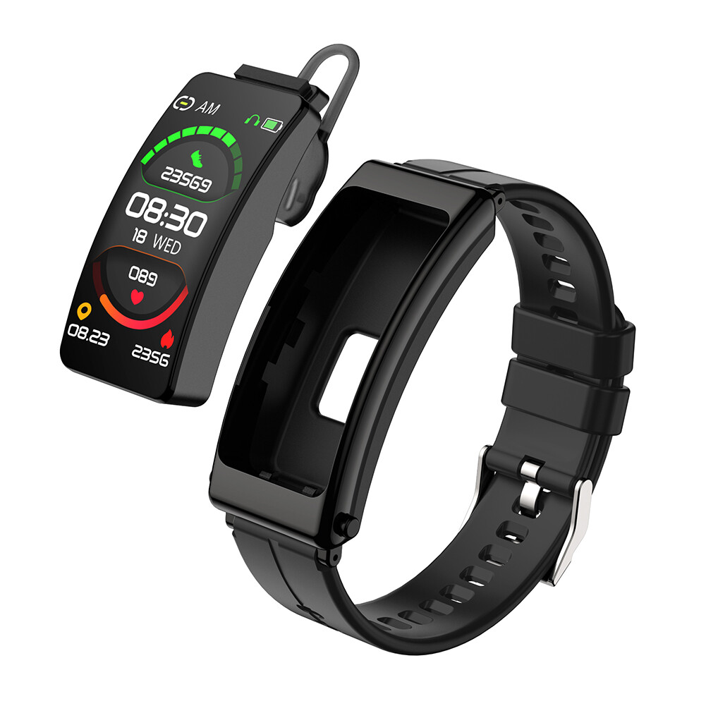 Smart Watch with Earbuds Stereo Earphones 2 in 1 Smartwatch Wireless Headset