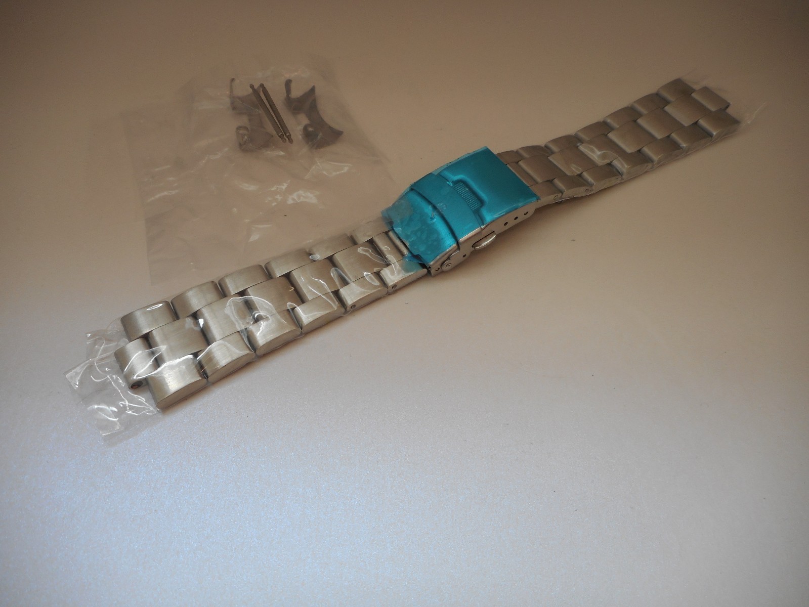 22mm Curved End OYSTER Solid Stainless Steel Watch bracelet, Band fits 7S26-0040