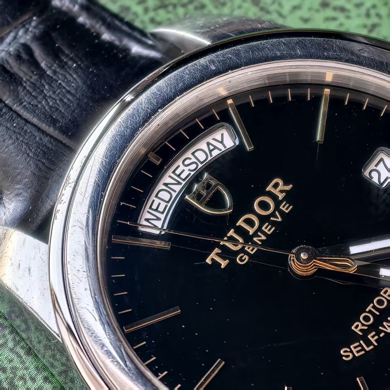 Tudor Black Dial Glamour M56003-0040 Men’s Watch Automatic 39mm Day Date