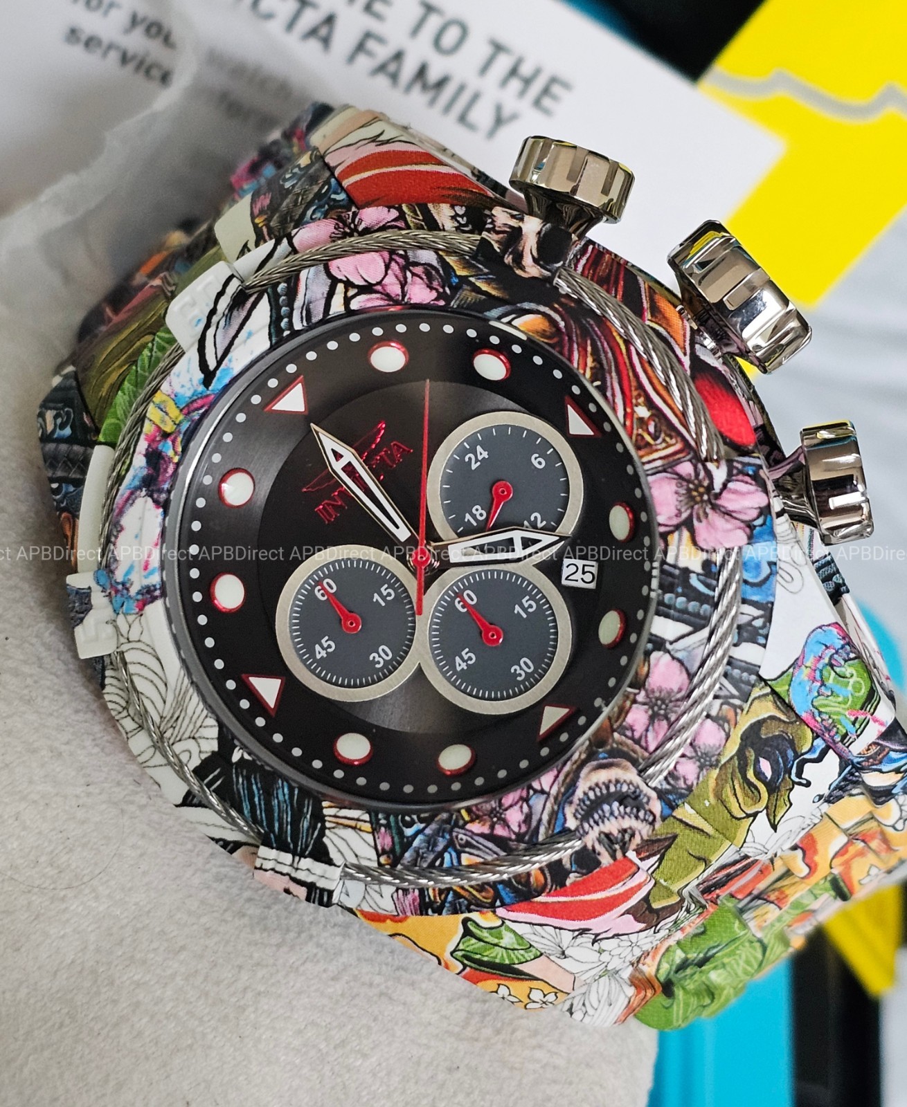 Invicta – Bolt ZEUS – HYDROPLATED – Aqua Plated Chronograph – 53mm mens watch