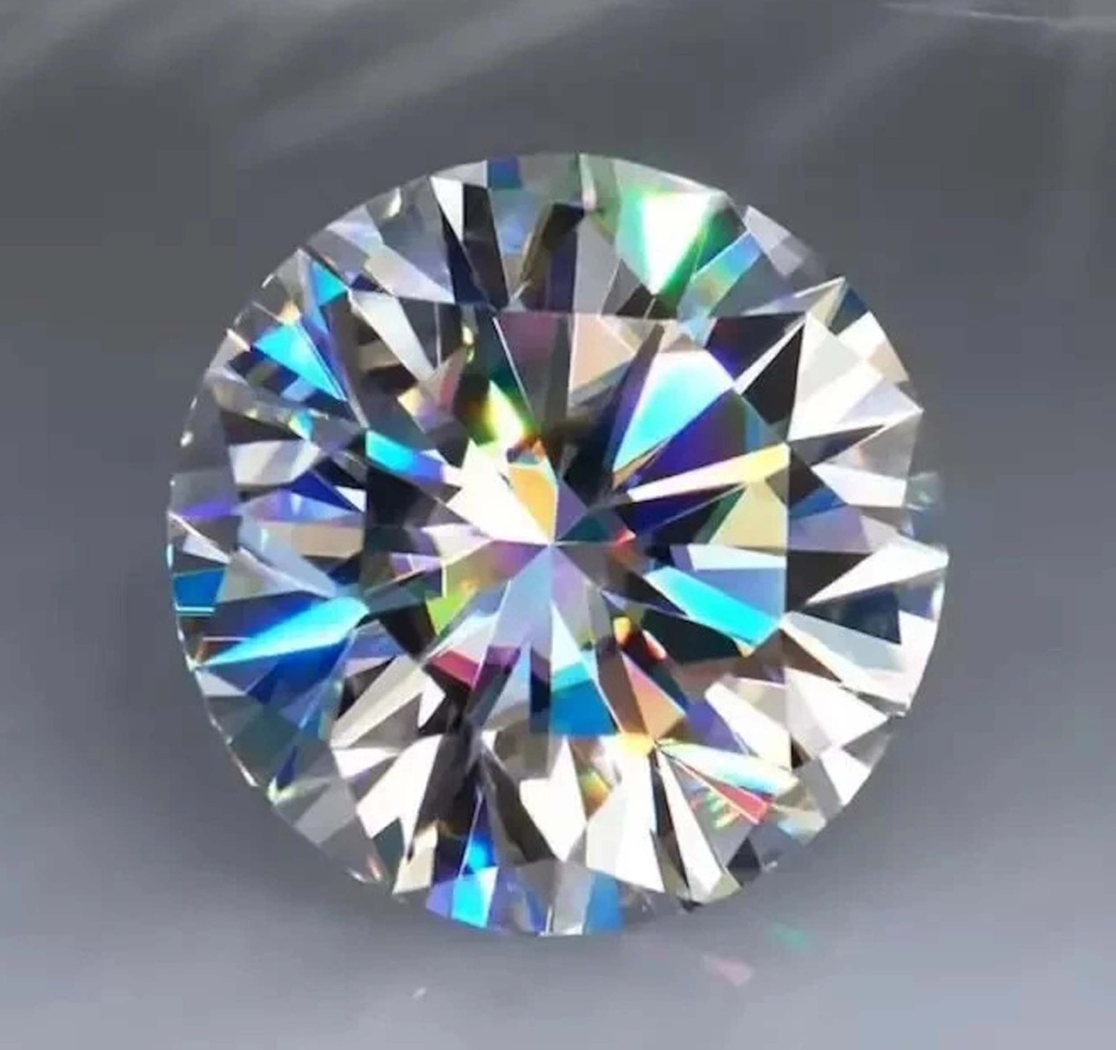 IGL Certified 3 Ct Round Brilliant Cut Lab-Grown Diamond D Color VVS1 Stone 5AOY