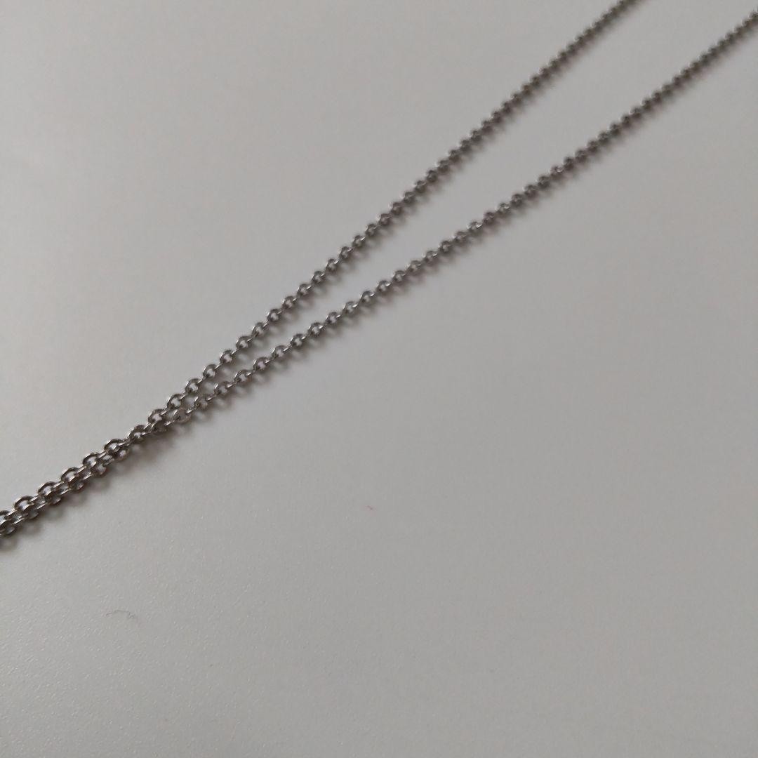 HERMES Pop H Mini Necklace Pink Silver Chain Pendant Logo from Japan