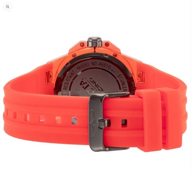 NEW Invicta Men’s 48.5mm Racing Cyclone Quartz Chronograph Red Tone Watch