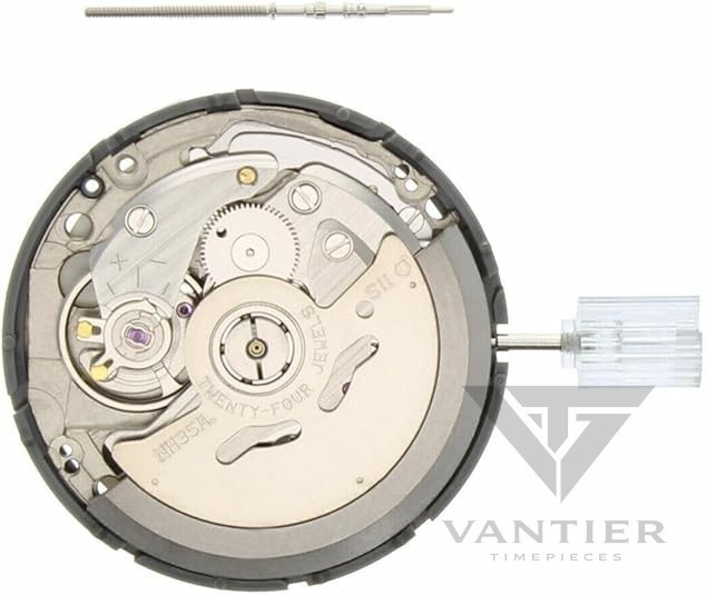 Seiko (SII TMI) NH35 NH35A Watch Movement Date at 3 w/ White Date Disc – USA
