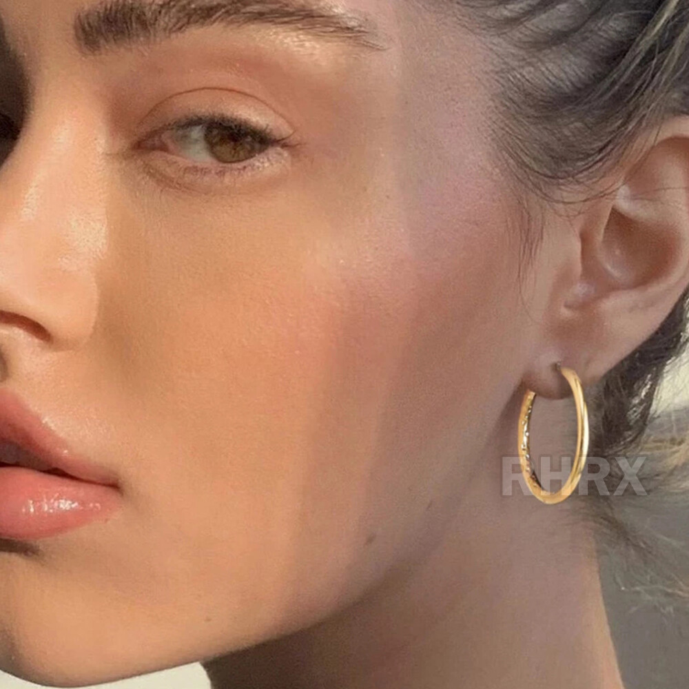 Men Women Stainless Steel Huggie Hoop Earrings Cartilage Piercing Nose Hoop Ring