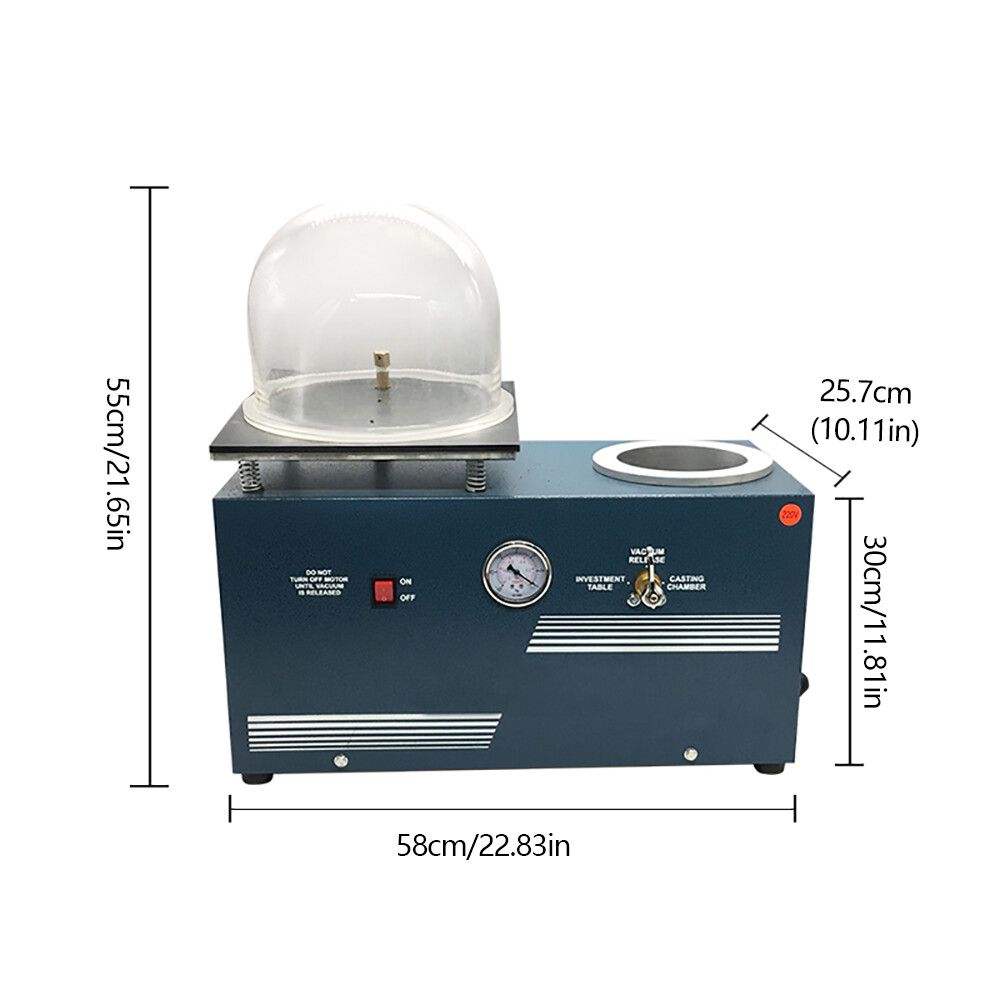 Jewelry Lost Wax Cast Combination Vacuum Investing Casting Investment Machine