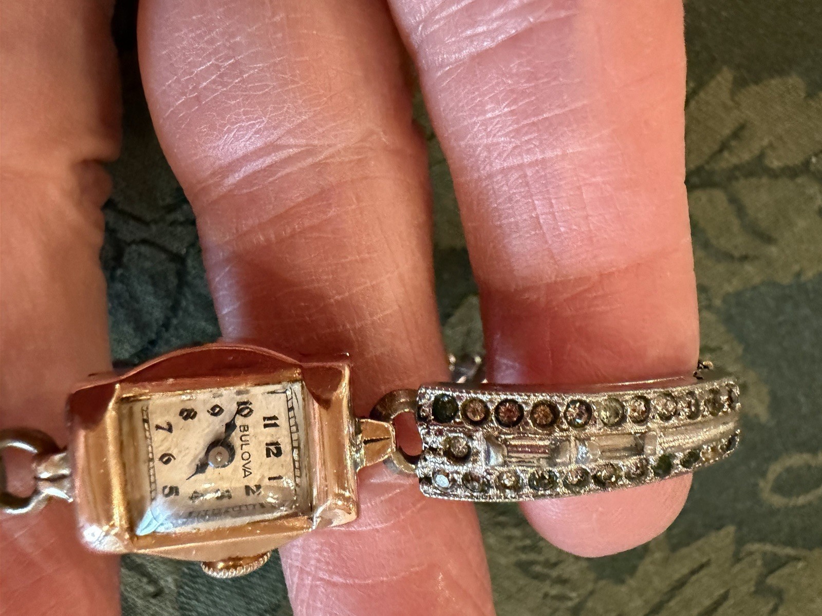 VTG 14K Rose Gold Ladies Watch Bulora Comp. See Description In The photos