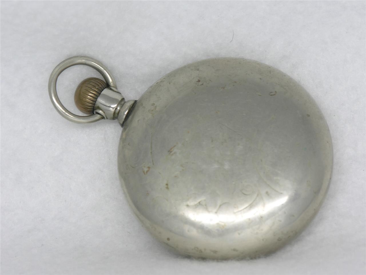 ANTIQUE 17 JEWEL APPLETON TRACY 1892 MODEL RAILROAD GRADE POCKET WATCH, RUNNING!