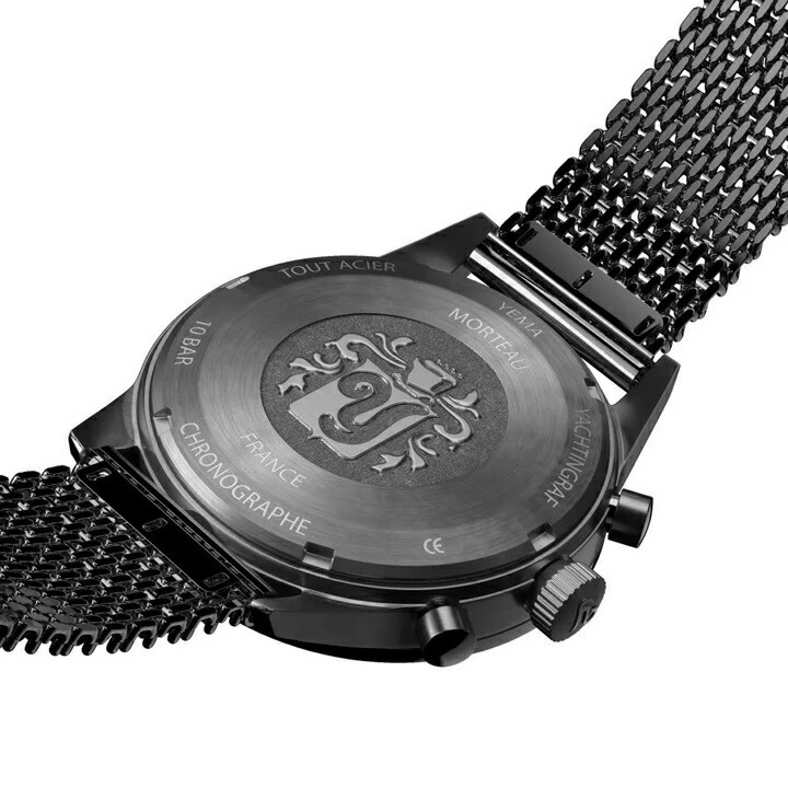 YEMA YMHF1583BM Watch Yachting Rough Mecha-Quartz Chronograph Stainless Steel