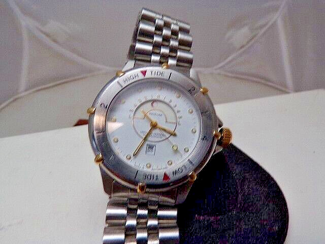 Krieger Tidal Chronometer 7 Jewels Swiss Quartz Men’s Watch