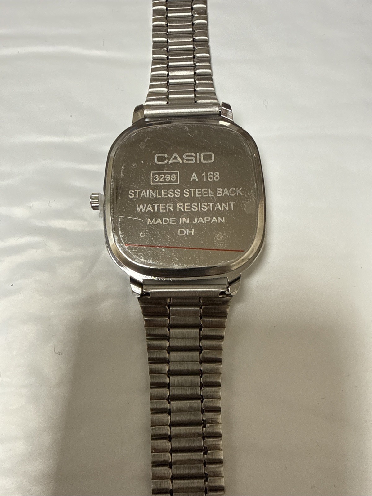 CASIO 3298 -A168 Series Stainless Steel Quartz Analog Silver Water Resistant