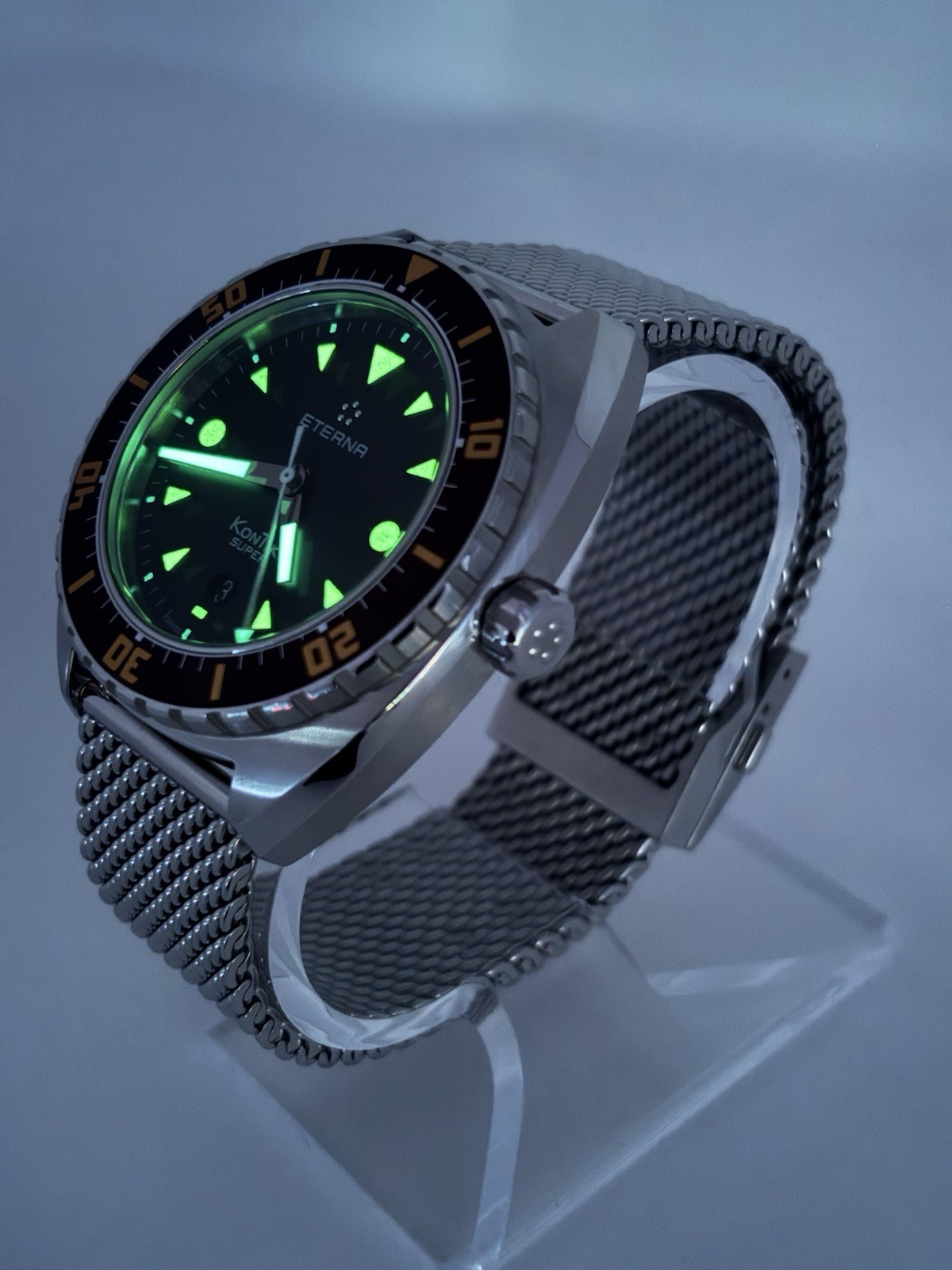 Eterna Super Kontiki Men’s Automatic Dive Watch Black Dial