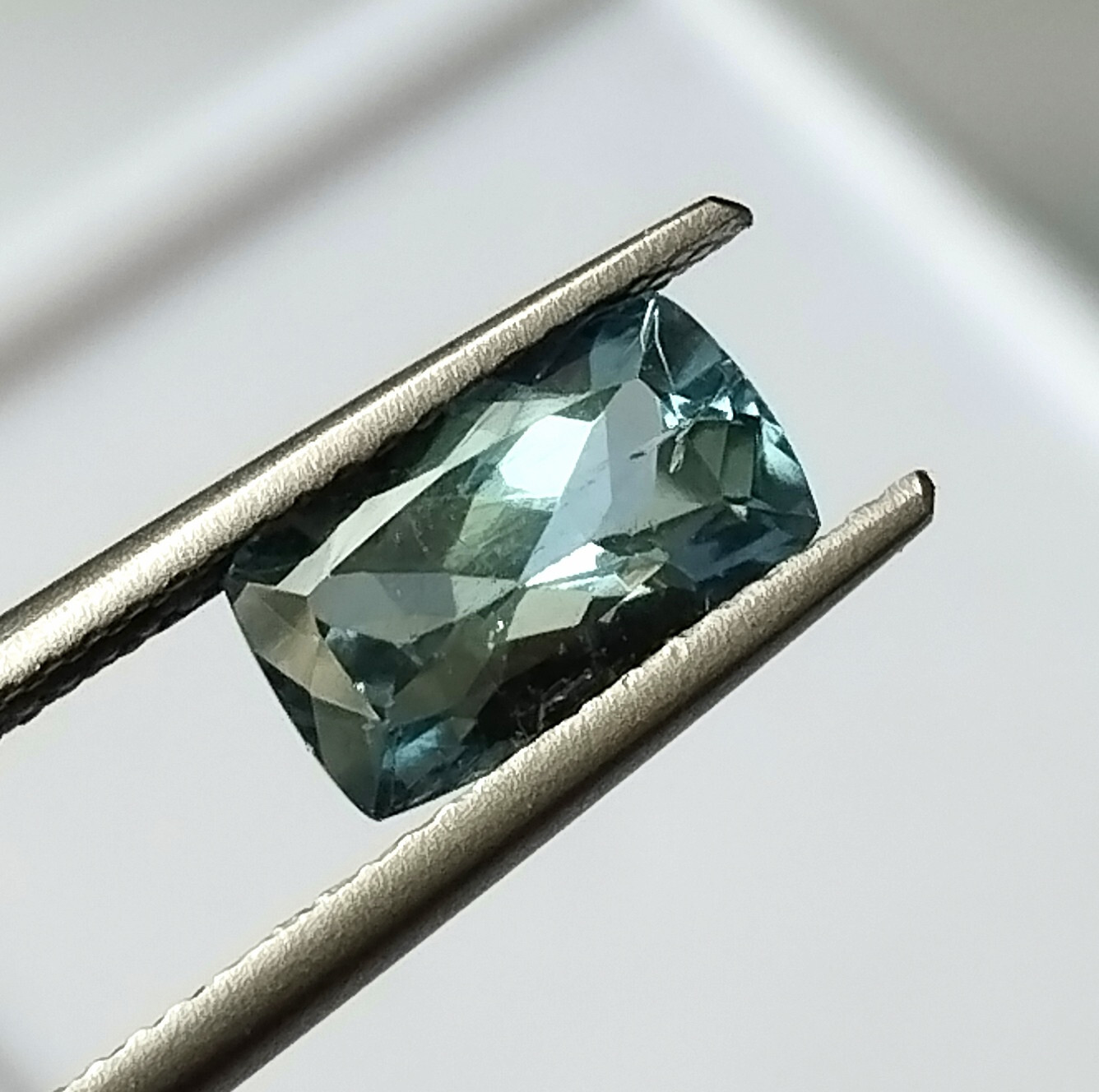 Aqua Color Tourmaline Long Cushion Cut 1.70 Carat Natural Gemstone 5.6X9.2 mm