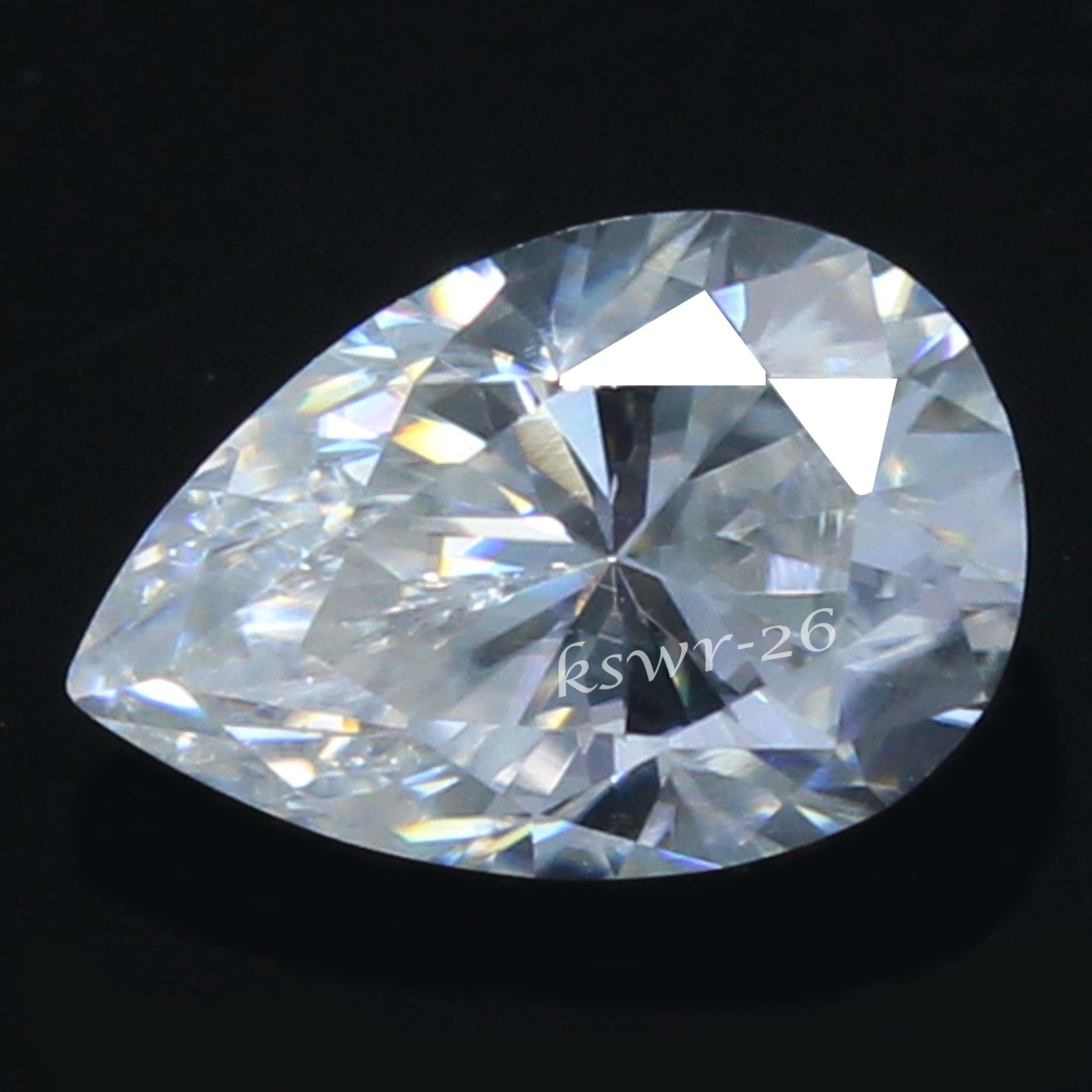 Natural D Color VVS1 Clarity Excellent Cut 4.5×3.5 MM Pear White Loose Diamond