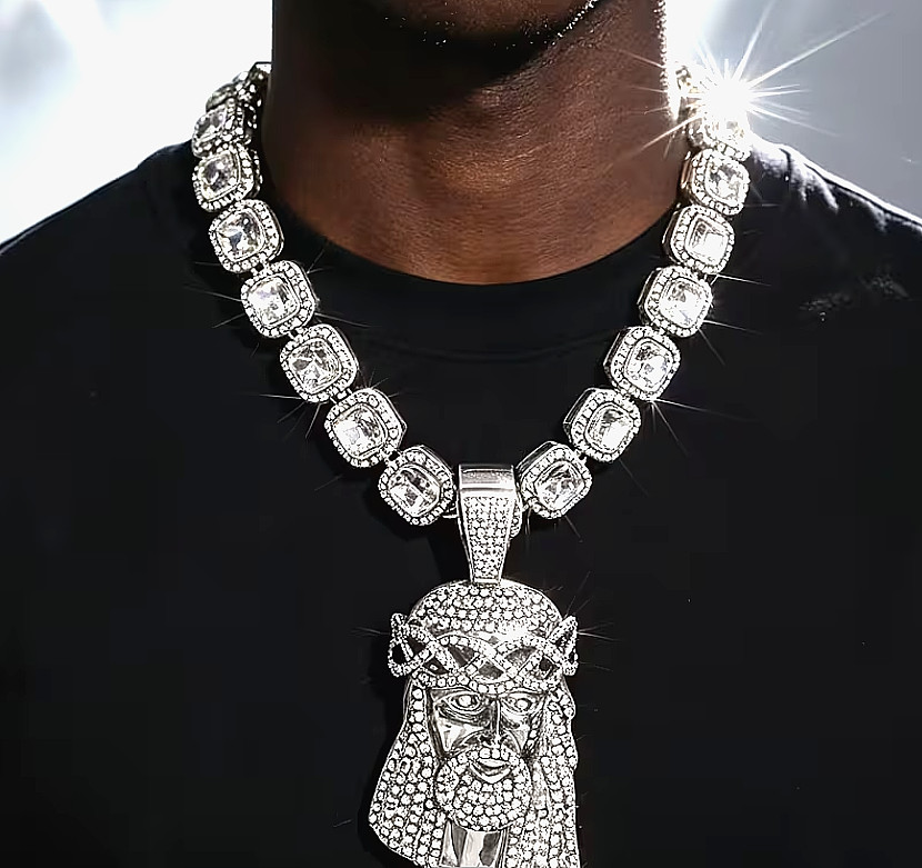 Fashionable Individual Gothic Style Pendant Necklace, Men’S Music Festival