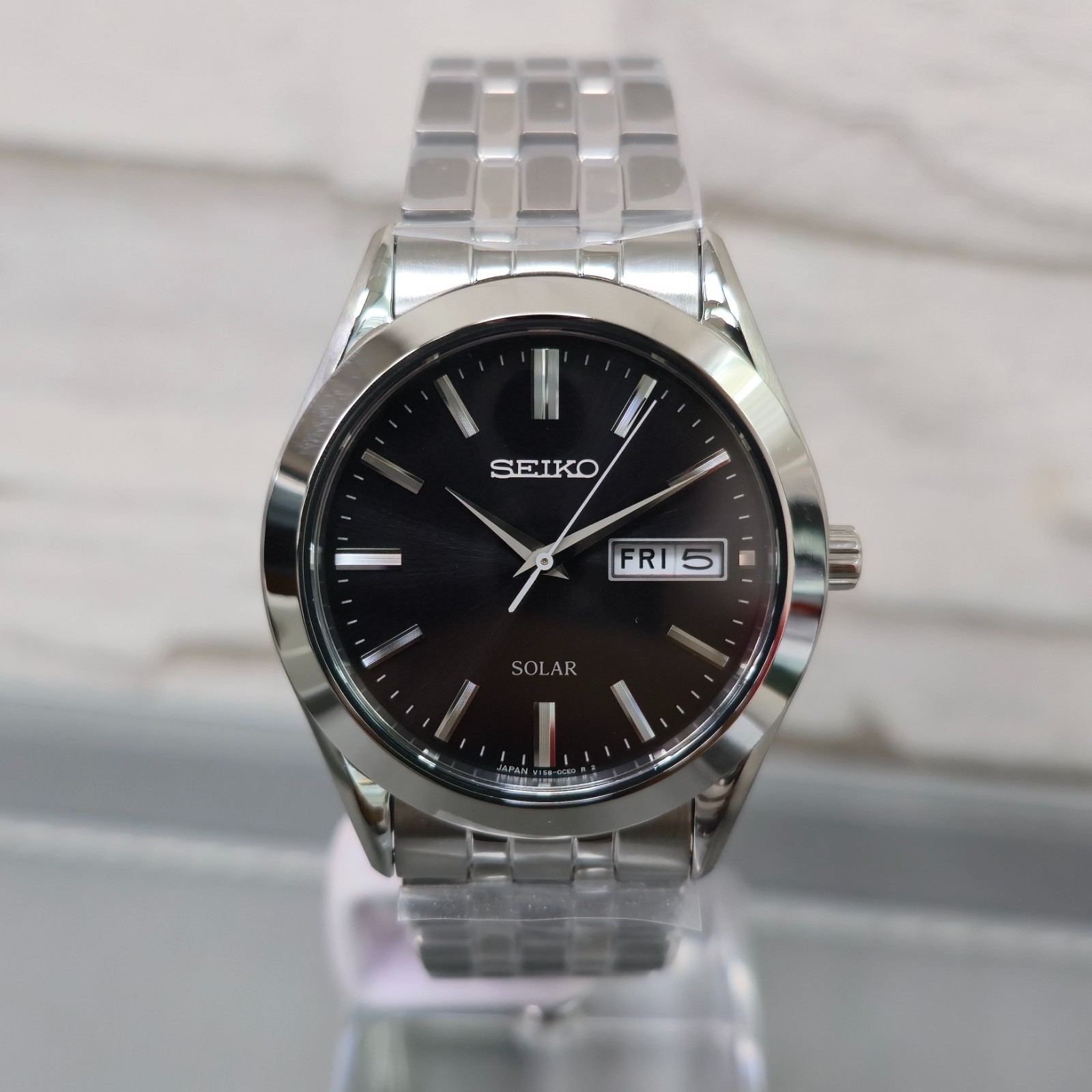 Seiko Selection SBPX083 Solar Black Dial 37.4 mm Stainless Steel New Men’s Watch