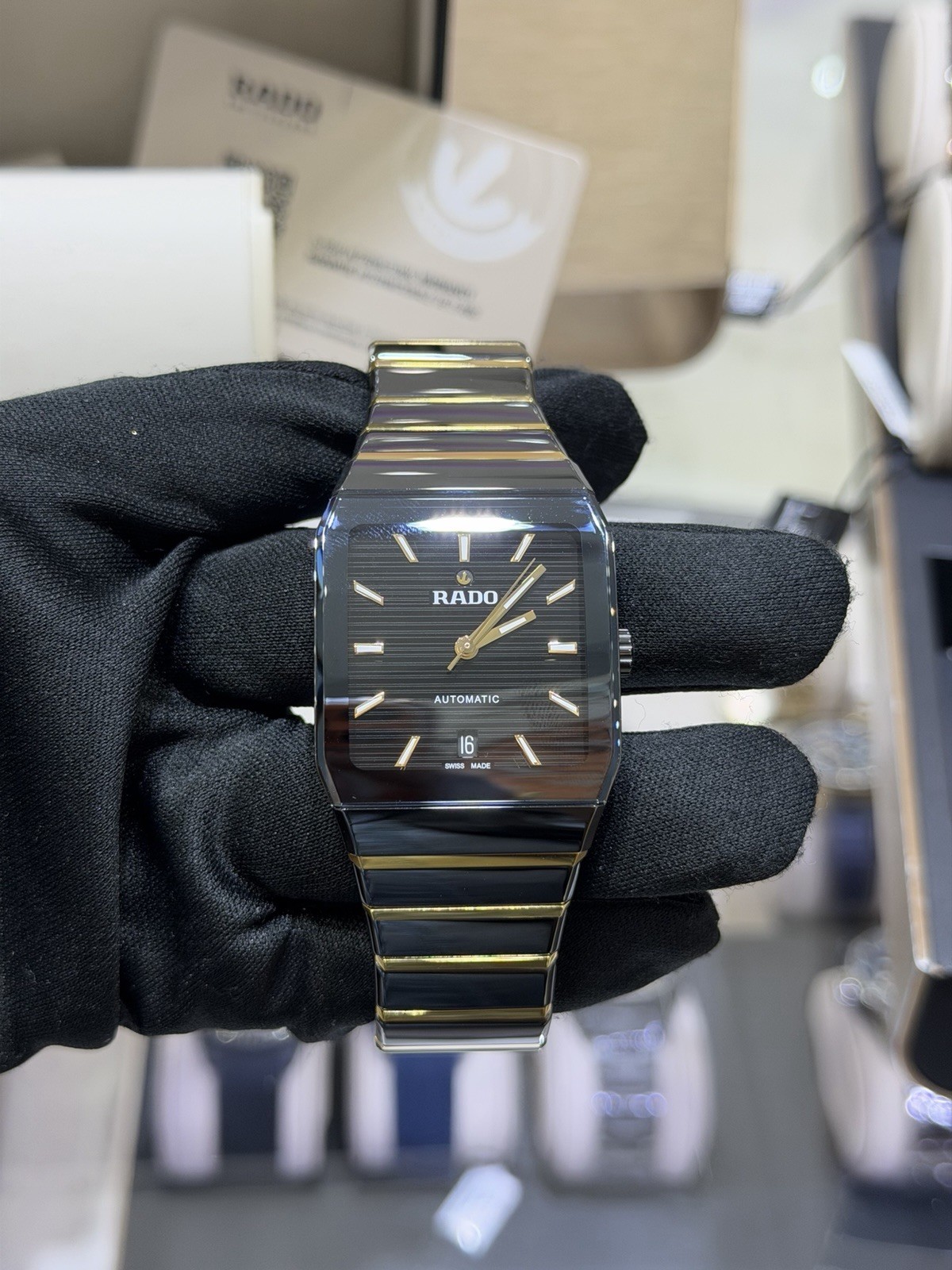 New Rado Anatom Automatic Black Dial Ceramic & Unisex Watch R10200152