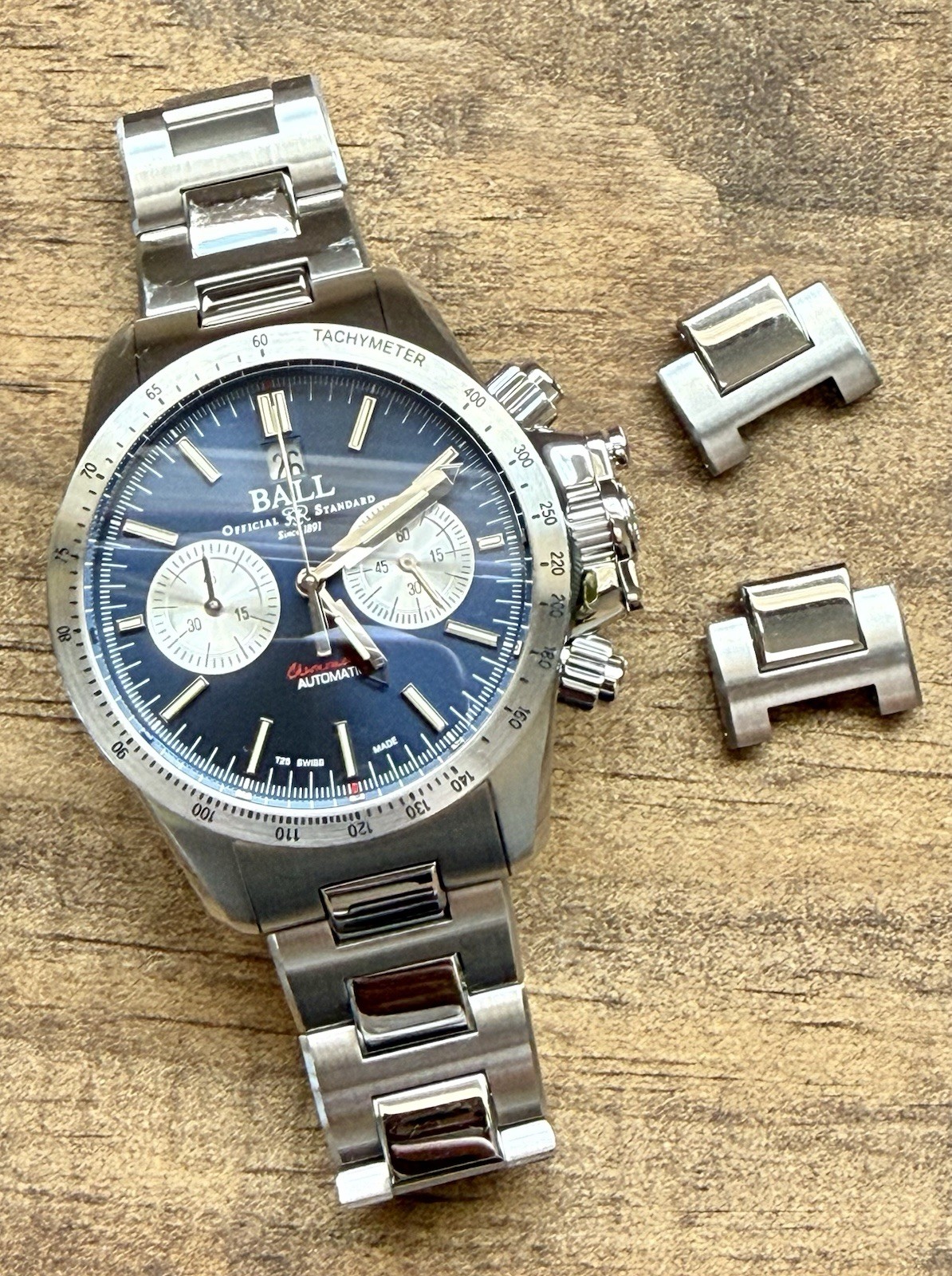Ball Engineer Hydrocarbon Racer Chronograph Blue Dial CM2198 43mm Watch Only