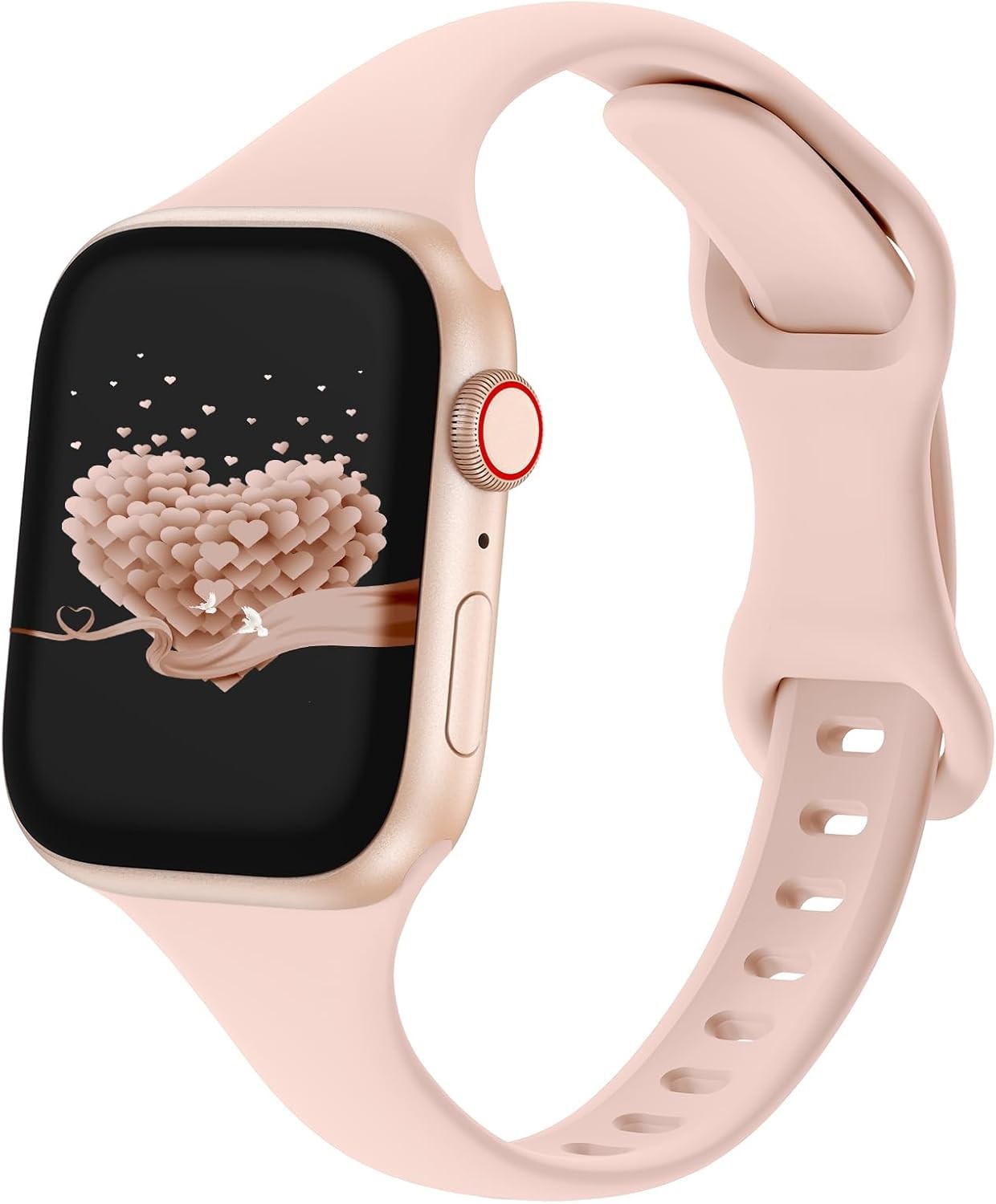 2 for 1 Silicone Sport Band for Apple Watch Series 11, 10, 9, 8, 7, 6, 5 – 1, SE