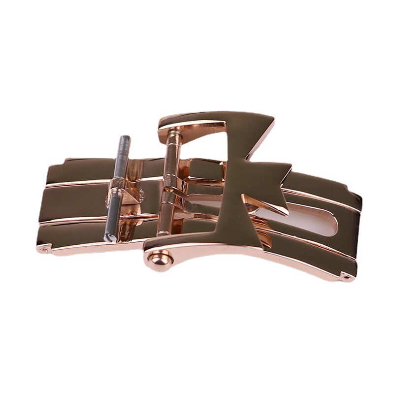 316L Stainless Steel Folding Clasp Butterfly Buckle 18mm for Vacheron Constantin