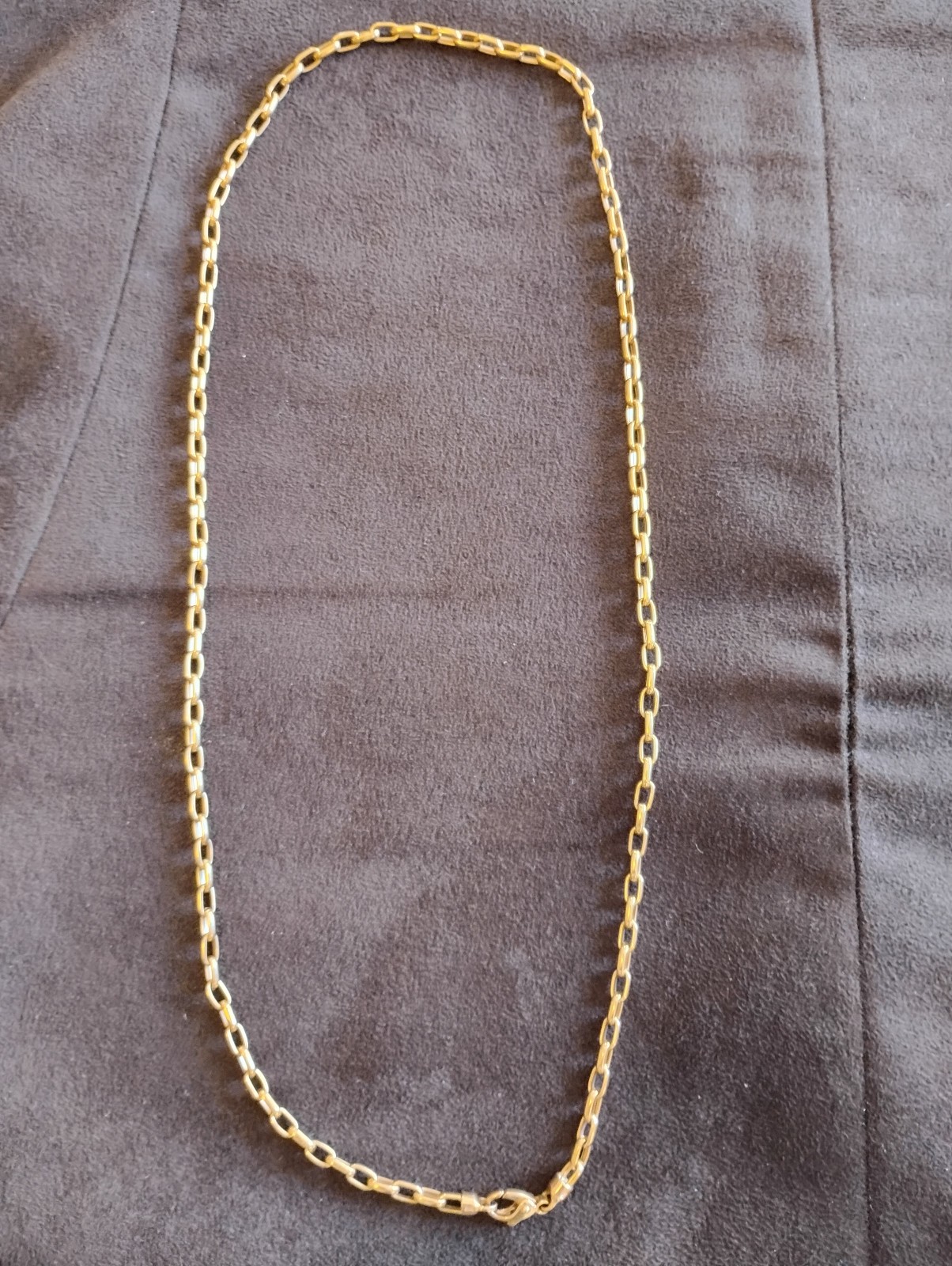 Stunningly beautiful 18k yellow gold 24 in. necklace, 14.71 gram, 3.75mm