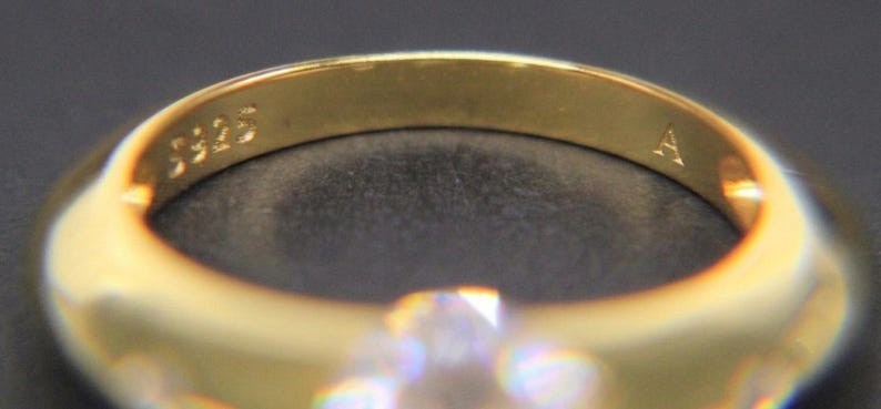 1.0 CT Round Spinner Moissanite 14K Gold Rotating Star Proposal Ring For Her
