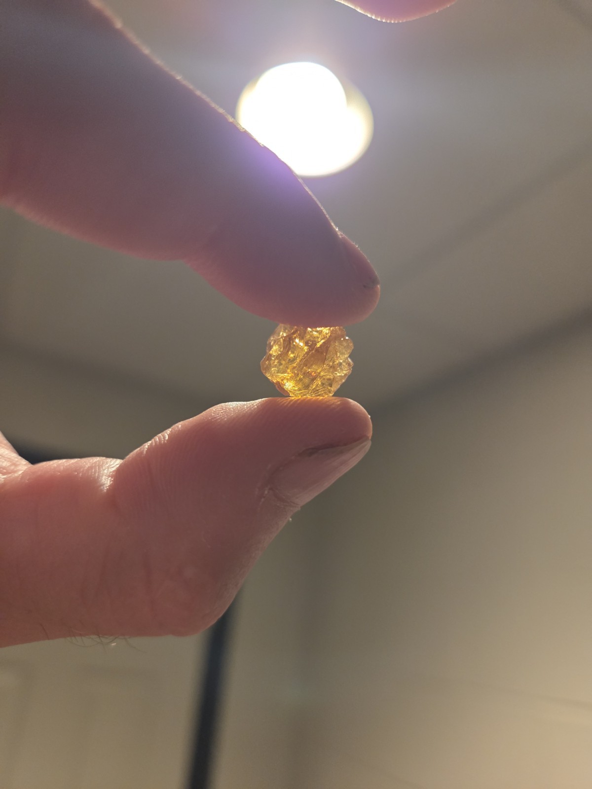 51 Ct Natural Sphene (Titanite) Rough Lot | Yellow Fire Dispersion | Pak