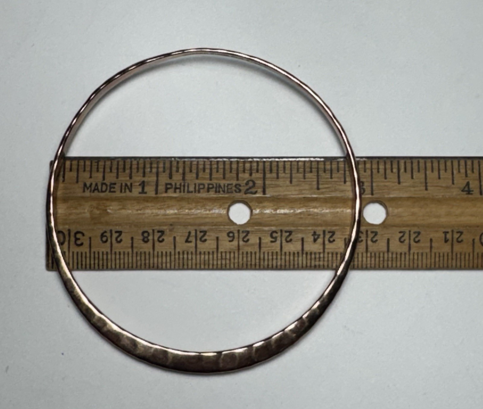 RLM Studio Set of 3 Stacking Bangle Bracelets Brass Copper Sterling Silver China