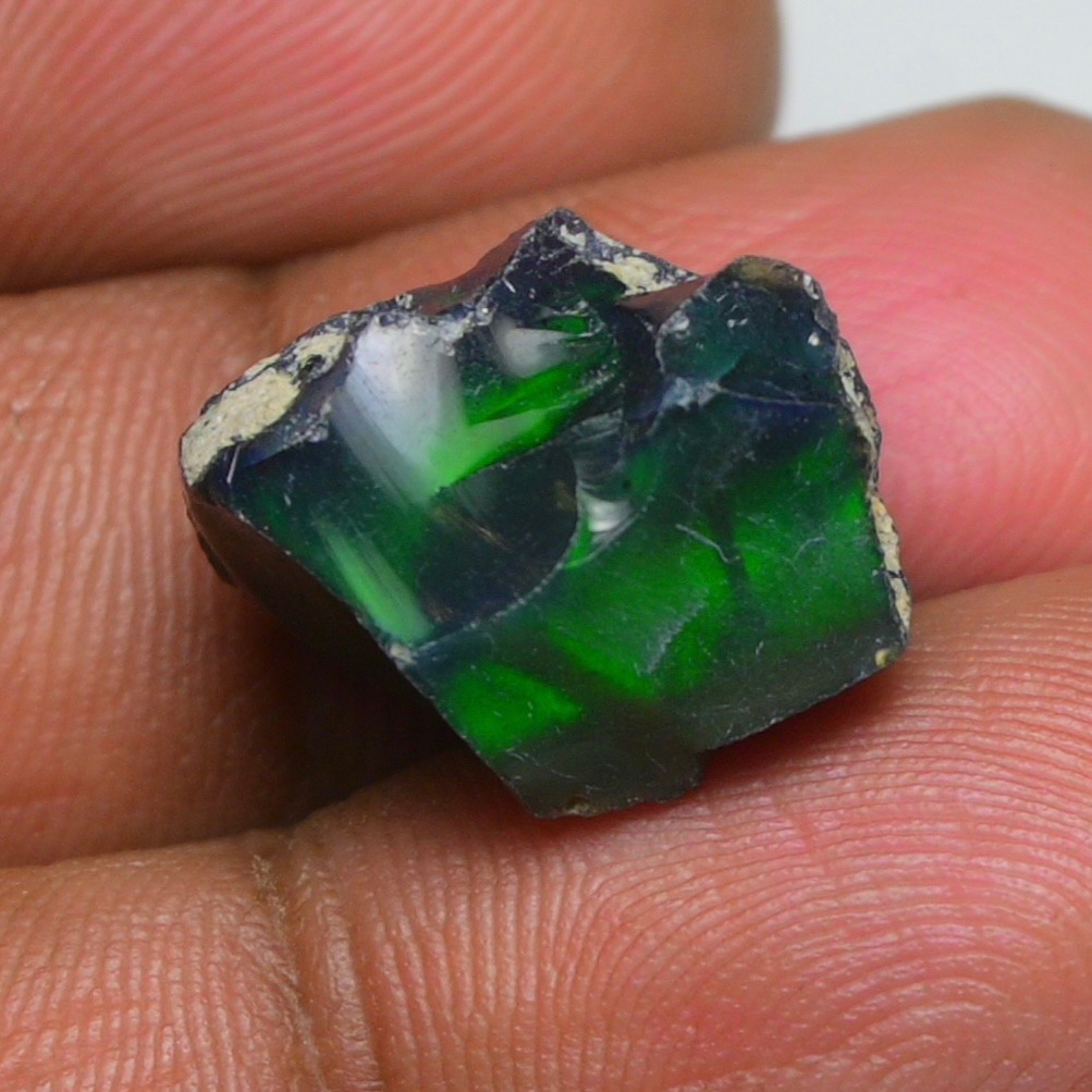 Natural Ethiopian Black Opal Rough 8.90 Ct – Ideal for Jewelry, Welo Fire Opal