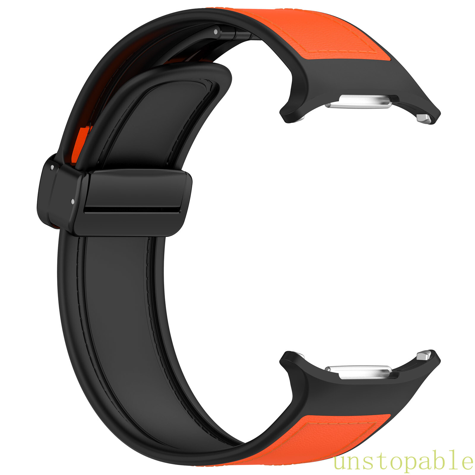 Soft Leather Silicone Strap Band Wristband For Samsung Galaxy Watch 7 Ultra 47mm