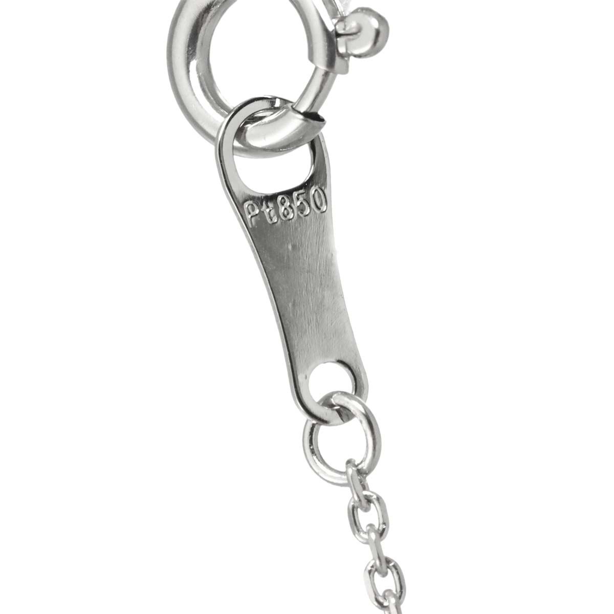 Diamond 0.43ct/0.06ct Necklace Pt Platinum 90334796