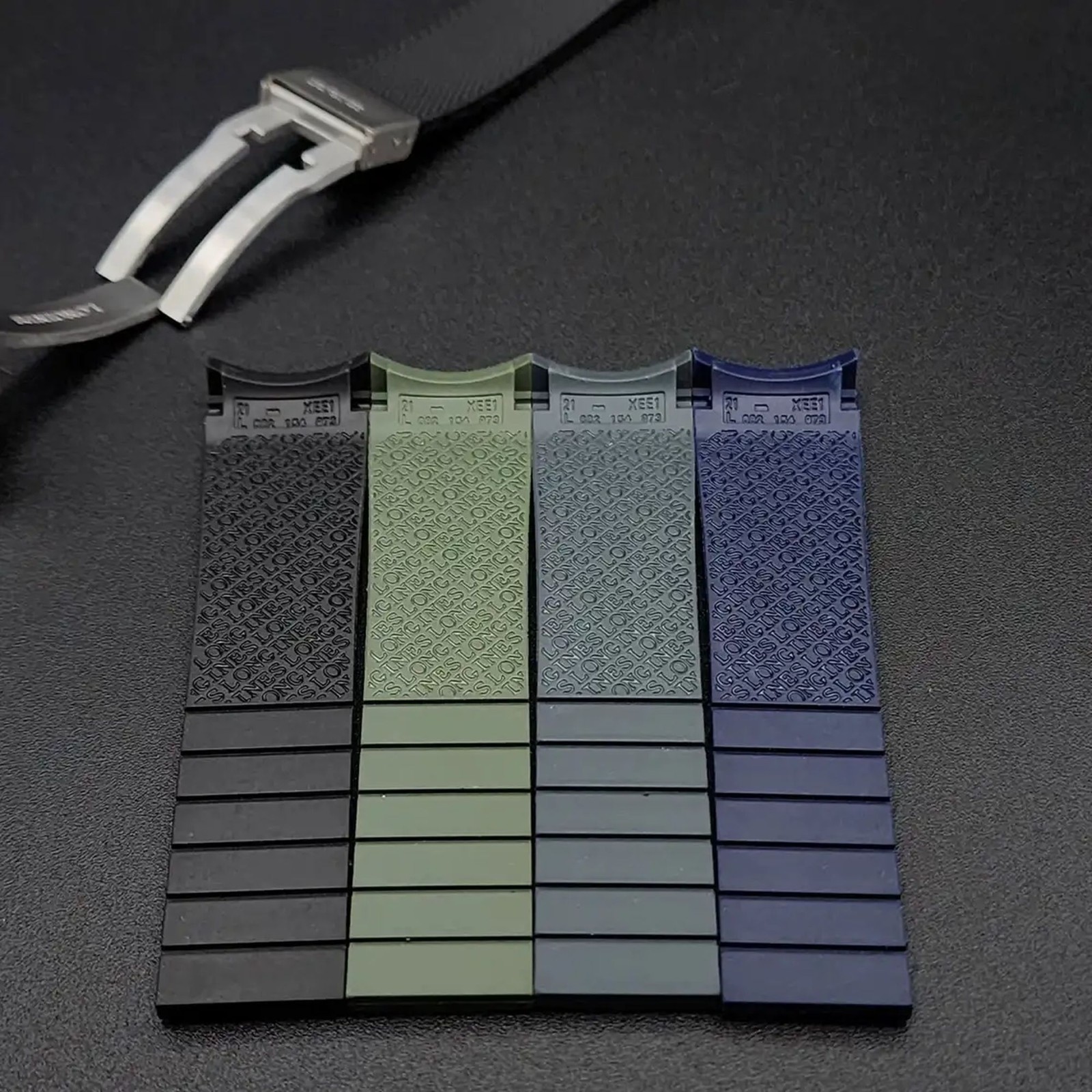 Rubber Strap for Longines Hydroconquest Rubber Strap L3 Watch Band 21mm