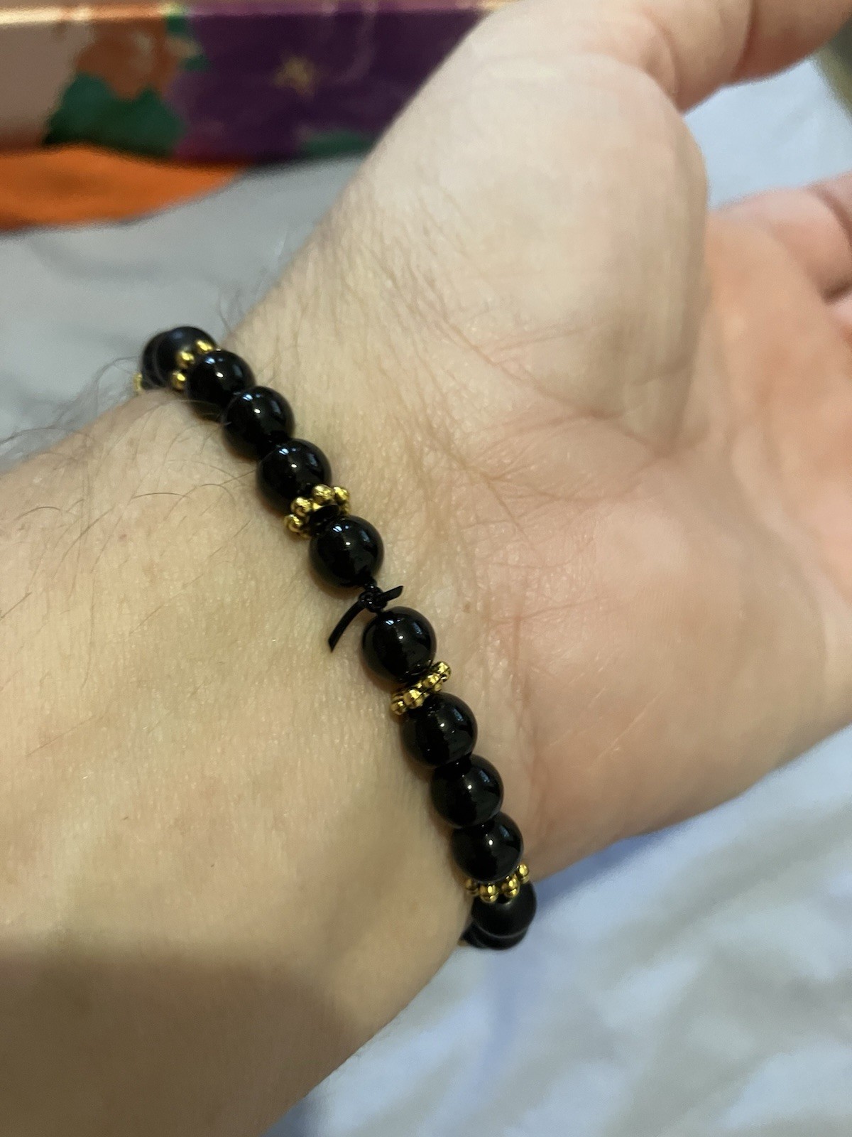 Black Lava Bead Bracelet Essential Oils Aromatherapy Diffuser